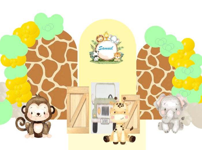 boceto decoracion de fiesta