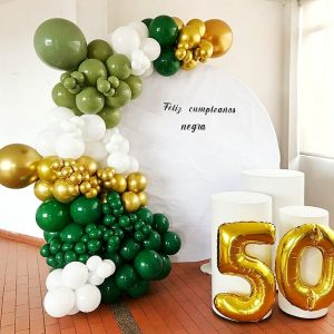 Decoración de cumpleaños baking 50 años