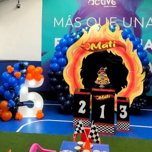 decoracion de cumpleaños hot wheels